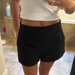 Zara Women's Black Mini Shorts